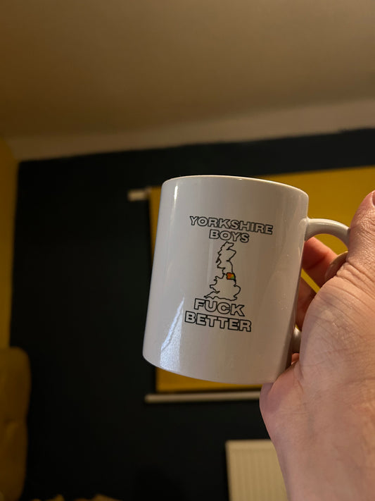 Yorkshire boys fuck better queer art LGBTQ ceramic mug