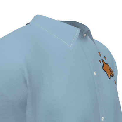 Juice Me UpAll Over Men's Imitation Silk Shirt