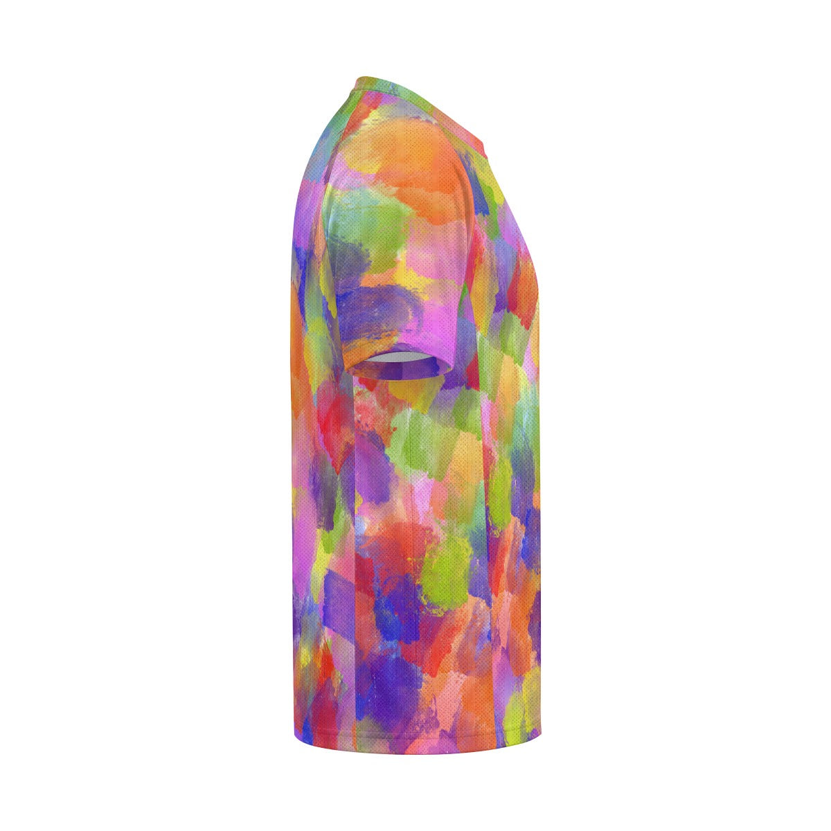 Rainbow strokes Unisex Jacquard Mesh Sports Jersey