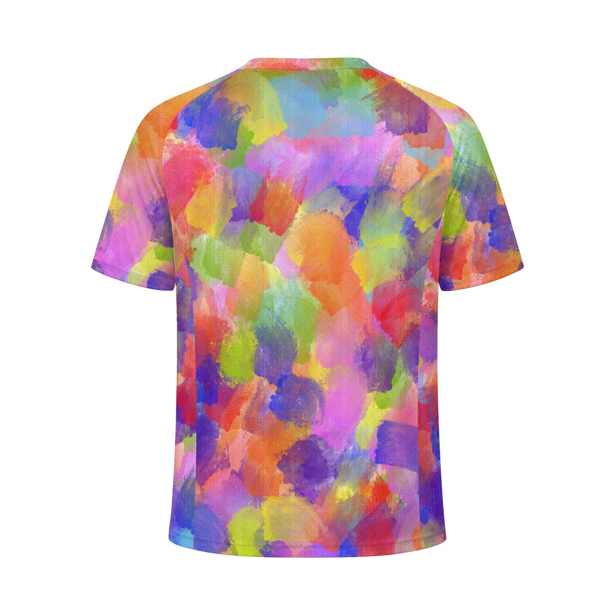 Rainbow strokes Unisex Jacquard Mesh Sports Jersey