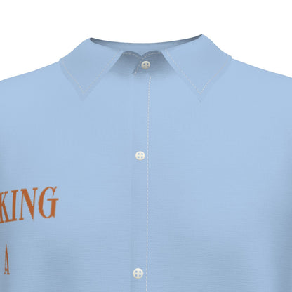 Seeking A Sugar Daddy Men's Imitation Silk Short-Sleeved Shirt